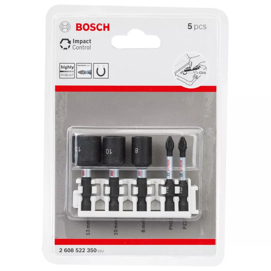 Embouts + douilles Impact Control Bosch 2 608 522 350